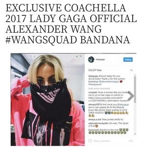 Coachella x Alexander Wang x Lady Gaga bandana